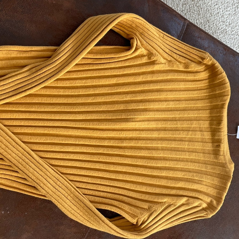 American Eagle Ribbed V-Neck Sweater
